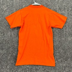 Vtg Tommy Boy Fruit of the Loom Shirt Mens Small Orange Short Sleeve Graphic