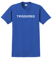 Triggered T-Shirt Short Sleeve Graphic Tee Unisex Apparel Text logo design