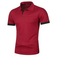 Summer Mens Short Sleeve Polo Shirts Lightweight Lapel Streetwear Breathable .