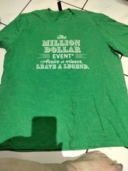 The Million Dollar Event Graphic T-shirt In Green Size Extra Large