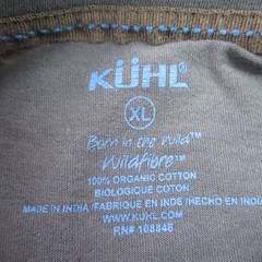 Kuhl Shirt Mens XL Short Sleeve Crew Neck Casual Lightweight Blue Outdoors
