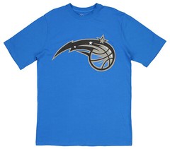 FISLL NBA Men’s Orlando Magic Team Color, Name and Logo Premium T-Shirt