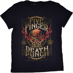 [Limited Edition] Vintage Five Finger Death Punch Hundred Proof Black T-Shirt Li