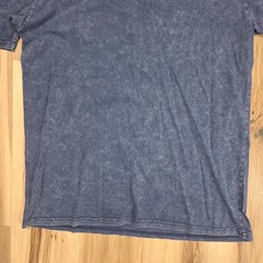 Weston Jon Boucher Shirt Mens 2XL Blue Tee Cotton Mineral Wash Short Sleeve
