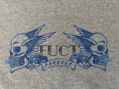 Early 90s FUCT vtg T-shirt Fact Skull Wing Mao Zedong