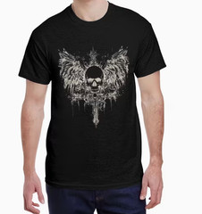 Men’s Gothic Y2K Shirt | 100% Cotton, No Other Materials Used