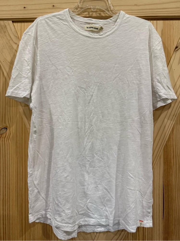 The Normal Brand Men’s White Crew Neck T-Shirt