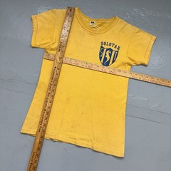 True Vintage Russell Southern Shirt Solotar Swimmers 60s Yellow Distressed M