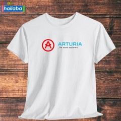New Arturia Sound Professional Logo Black/Navy/Grey/White/Orange T-Shirt S-5XL