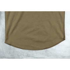 American Apparel Dexter Morgan Henley Thermal Kill Shirt Medium Green USA MADE