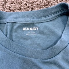 Old Navy Mens Large Teal Blue Tropical Beach Surf Graphic Soft Washed T-Shirt