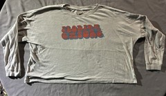chicka-d Florida Gators Gray Logo Graphic Print Crew Neck Long Sleeve Tee Men XL