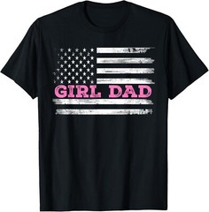Girl Dad Father’s Day Dad Daughter, Dad Of Girls Outnumbered T-Shirt