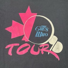 Vintage 90s The Guess Who 1990 Tour Shirt Band Tee Men’s Large 20×28 Made In USA