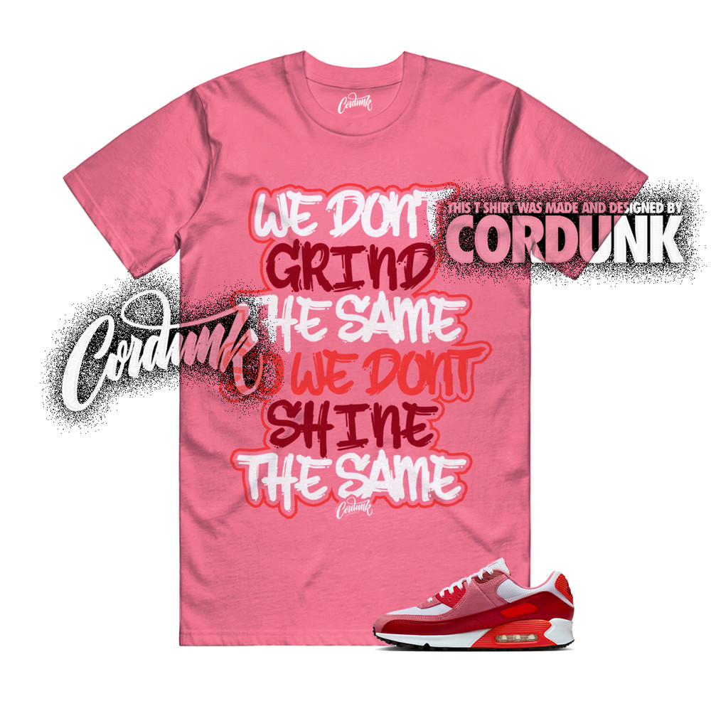 Air Max 90 Peony Light Crimson Team White Valentines Day 2026 T Shirt Match DIFF