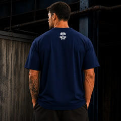 Ghost Skull Graphic Oversized T-Shirt Streetwear Unisex Heavy Cotton Gamers Tee