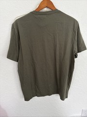 Calvin Klein Green Olive Men’s Monogram Logo Crewneck T-Shirt Size Large