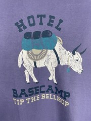 NWT Mountain Hardware T-shirt Base Camp Size Medium Long Sleeve Purple Hiking C1