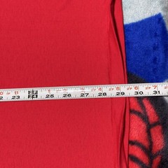 Vintage Hanes Her Way Made in the USA Red Blank Single Stitch T-Shirt Size XL