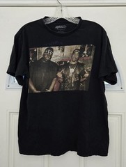 2PAC BIGGIE Trust Nobody T-shirt Tee Shirt Size M Black Original Flavor
