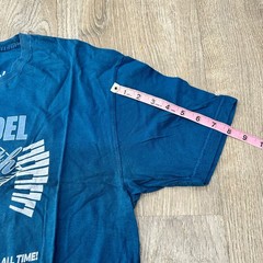 Billy Joel 75th Show Garden TShirt Mens XL Blue Official Barking Irons See PHOTO