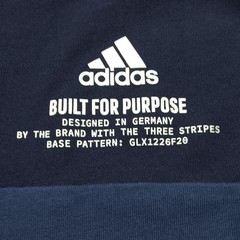 Adidas Mens Shirt Medium Blue Built For Purpose Colorblock Zip Pocket Sports Tee