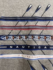 Vintage Nautica Shirt NWT 1990’s US Challenge Sailing Rowing J-Class Sculling