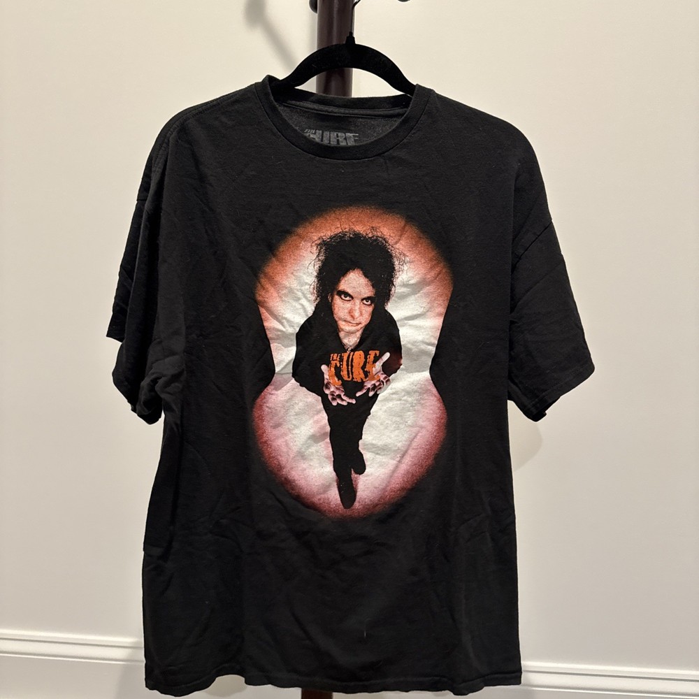 The Cure Robert Smith Photo Crew Neck Shirt Short Sleeve [Size: XL]