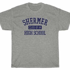 SHERMER HIGH SCHOOL T-Shirt – john gym class hughes breakfast pretty in club