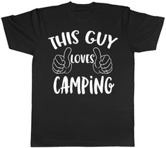 This Guys Loves Camping Mens Short Sleeve T-Shirt