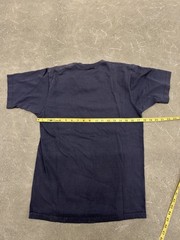 VTG Faded Selvedge Front Pocket Worn Cotton Blank Single Stitch T-Shirt Sz M