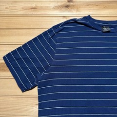 Oakley Regular Fit Horizontal Striped Pattern Surf Skate T-Shirt Men’s Large