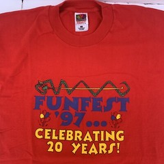 Vintage 90s Fruit Of The Loom Shirt L USA Single Stitch Retro Festival Graphic