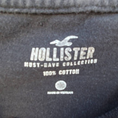 Hollister Mens Graphic T-Shirt Black Pocket Palm Trees Must Have Collection S