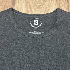 STRONGSIZE Men’s Big Tall 5XL Crew Neck T-Shirts Longer Length Heather Grey NWOT