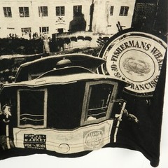 Delta San Francisco Golden Gate Fisherman’s Warf Black Graphic Men’s T-Shirt S