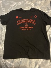 Ouija Occult Graphic T-Shirt (Unisex L/Black) Official Tag