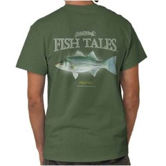 Gill McFinns Striped Bass Angler Fishing Womens or Mens Crewneck T Shirt Tee