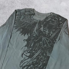 Y2K Grunge Affliction Style Xtreme Couture Reaper Long Sleeve Shirt – Size XL!