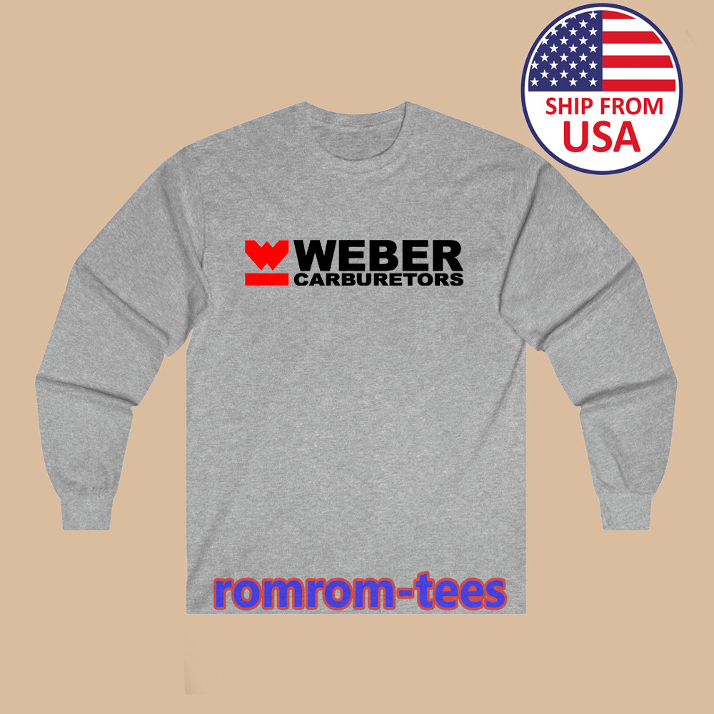 Weber Racing Carburetors Gray Size S-3XL