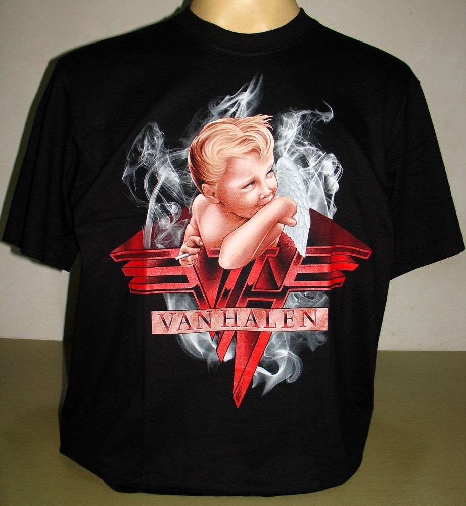 Van Halen 1984 T-Shirt Size S M L XL 2XL 3XL New XXL XXXL Rock Band Smoking Baby