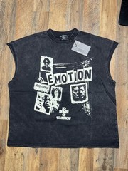 Mixed emotions tee shirt Black/White Size XL