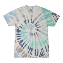 Tie Dye T-Shirts Multi-Color Adult XXX-Large 100% Cotton Colortone