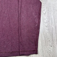 Public Rec Long Sleeve Henley T-Shirt Mens Size Extra Large Maroon