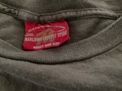 Vtg Marlboro Country Store Shirt Mens L/XL Adult 1 Size Cowboy Western Rodeo 90s