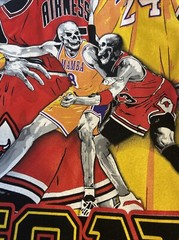 The GOATS Michael Jordan Kobe Bryant Lakers Bulls Mens PRO T Shirt Size L Large