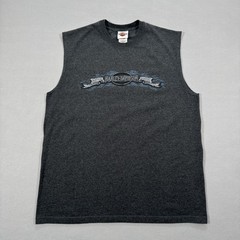Harley Davidson “Appleton” Gray Graphic Tank Top Large