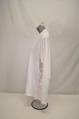 NWT Quince Mens Cotton Modal Long Sleeve Henley White Tee Size Medium