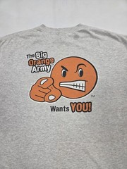 Vintage The Big Orange Army Wants You UT Vols Shirt 2XL University Tennessee USA