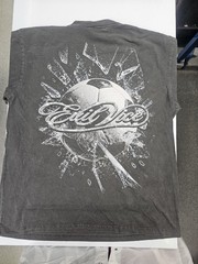 EVIL VICE “WORLD CUP” FIFA THEME MEN’S SIZE XL BLACK WASH BNWT & BAG $100